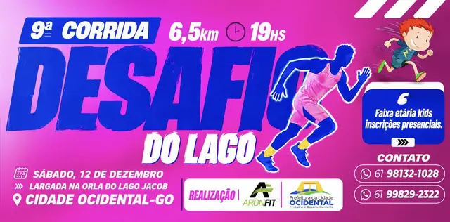 9º CORRIDA DESAFIO DO LAGO NIGHT RUN logo