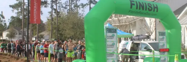 9th Annual Conquer the Trails 5K Race logo