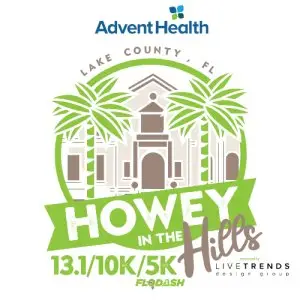 AdventHealth Howey-in-the-Hills 5K, 10K & Half Marathon presented by LiveTrends Design Group logo