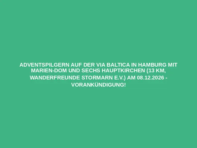 Adventspilgern auf der Via Baltica in Hamburg mit Marien-Dom und sechs Hauptkirchen (13 km, Wanderfreunde Stormarn e.V.) am 08.12.2026 - VORANKÜNDIGUNG! logo