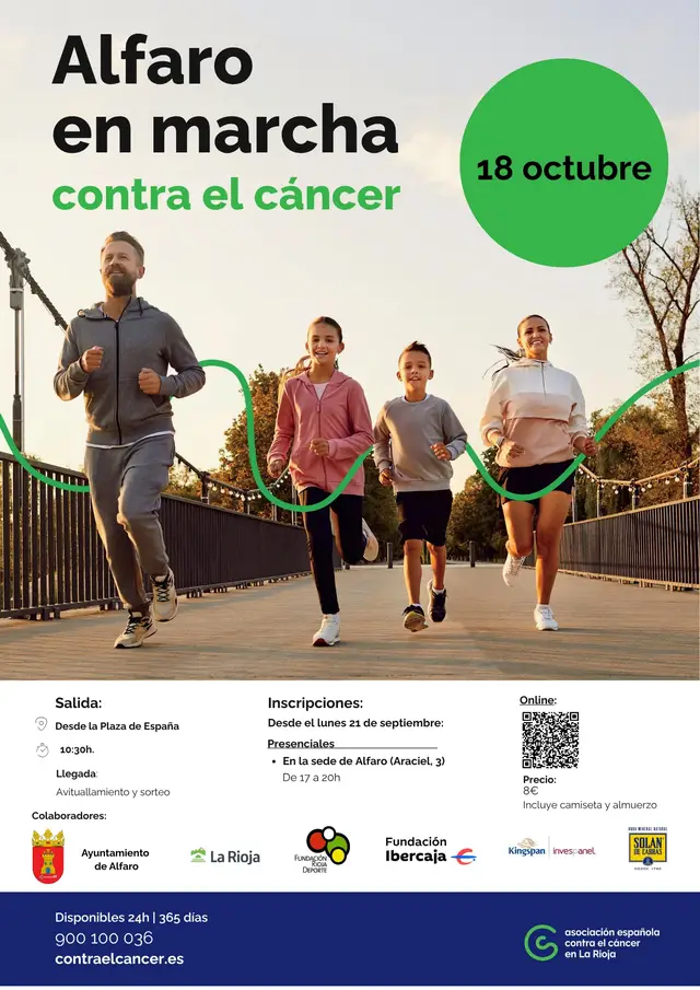 ALFARO EN MARCHA CONTRA EL CÁNCER 2026 logo