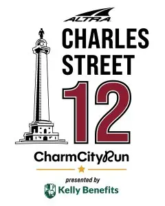 Altra Charles Street 12 and 2-Person Relay presented by Kelly Benefits logo