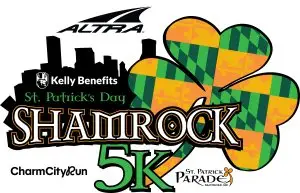 Altra Kelly Benefits St. Patrick's Day Shamrock 5K logo
