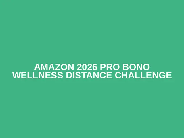 Amazon 2026 Pro Bono Wellness Distance Challenge logo
