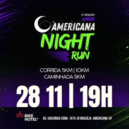 AMERICANA SPEED NIGHT RUN 2ª EDIÇÃO logo