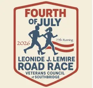 Annual Leonide J. Lemire 4th of July Road Race logo