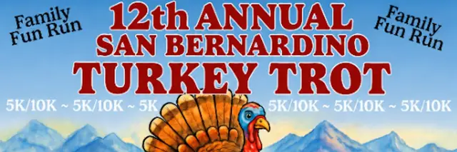 Annual San Bernardino Turkey Trot logo