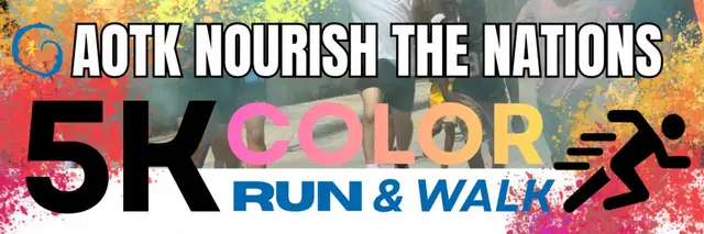 AOTK Nourish the Nations 5K Color Run/Walk logo