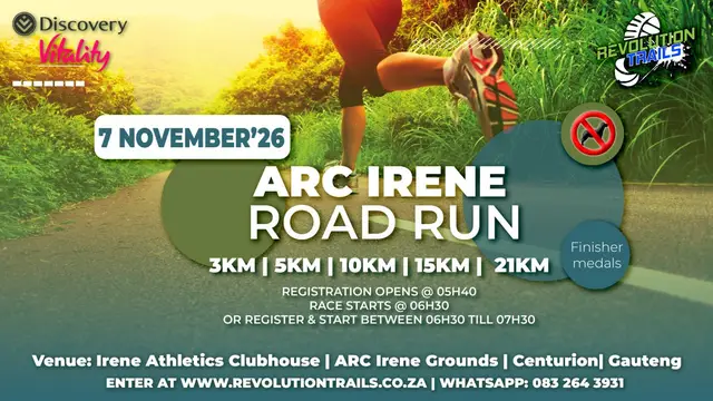 ARC Irene Road Run/Walk - 7 November 2026 logo