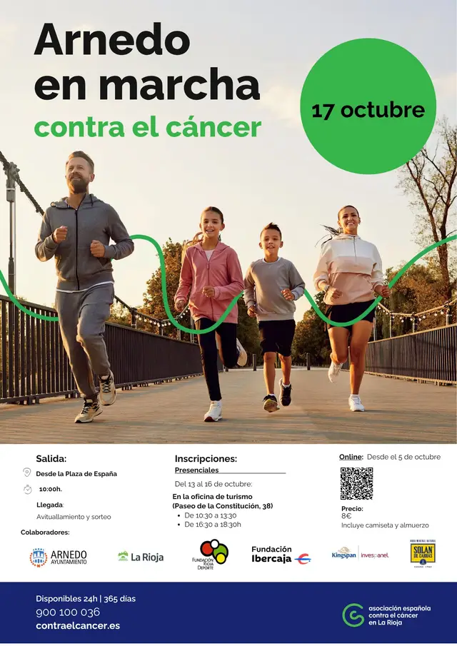 ARNEDO EN MARCHA CONTRA EL CÁNCER 2026 logo
