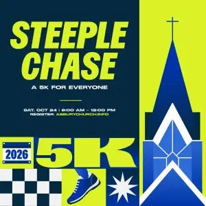 Asbury Steeple Chase 5K logo