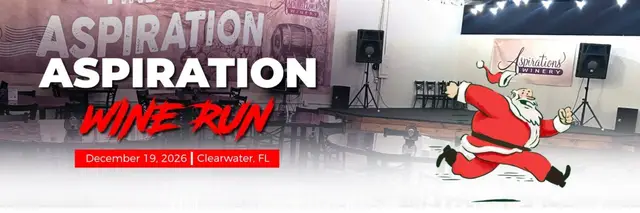 Aspirations Christmas Wine Run 5k logo