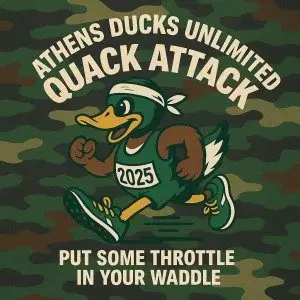 Athens Ducks Unlimited Quack Attack presented by Redefined Fitness logo