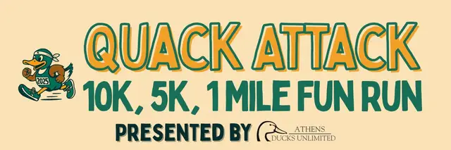 Athens Ducks Unlimited Quack Attack presented by Redefined Fitness logo