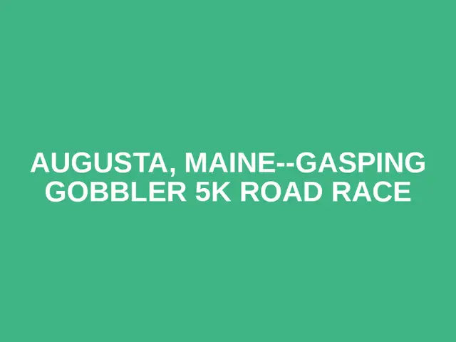 Augusta, Maine--Gasping Gobbler 5K Road Race logo