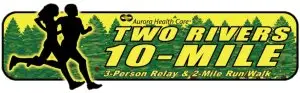 Aurora Health Care Two Rivers 10-Mile, 3-Person Relay, 2-Mile Run/Walk, & 1/3 Mile Kids' Run logo