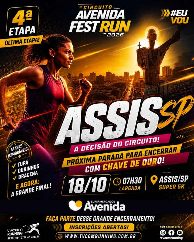 AVENIDA FEST RUN ETAPA ASSIS SP 2026 logo