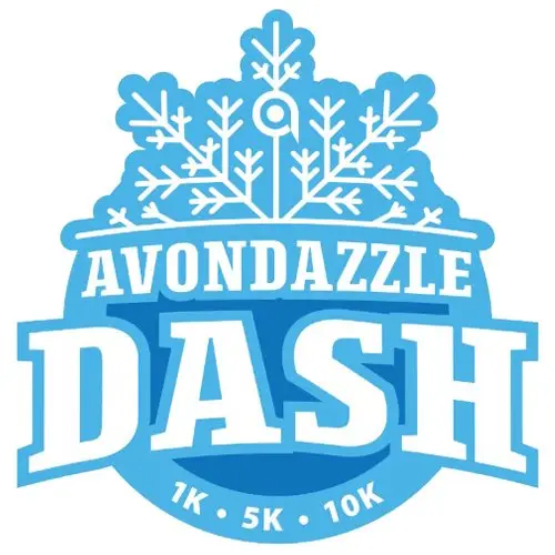 Avondazzle Dash 1K, 5K & 10K • 2026 logo