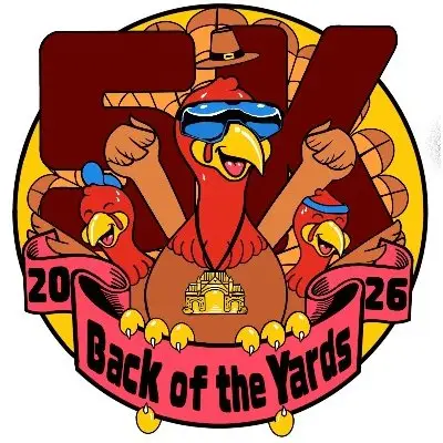 Back of the Yards 5K Turkey Run logo