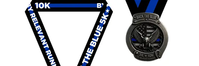Back The Blue "Live Virtual" 5k/10k logo