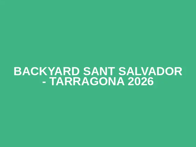 Backyard Sant Salvador - Tarragona 2026 logo