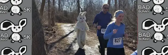 BAD BUNNY 5K |   DOUBLE BUNNY 10K logo