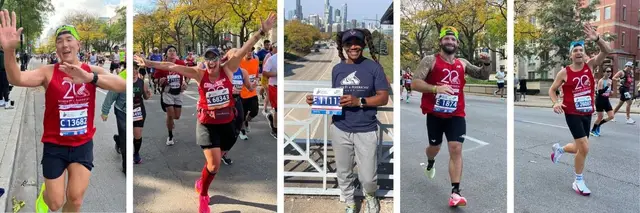 Bank of America Chicago Marathon Semper Fi & America's Fund Team logo