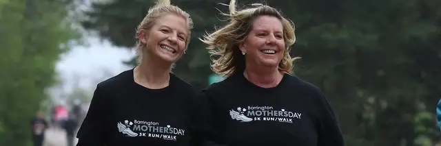Barrington Mother's Day 5K Run/Walk logo