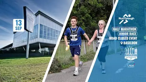 Basildon Half Marathon and Juniors September 2027 logo
