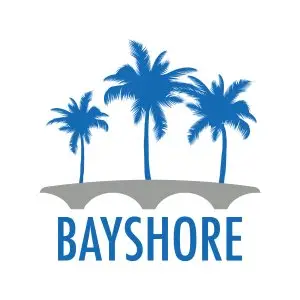 Bayshore  70.4 and Sprint Triathlon logo