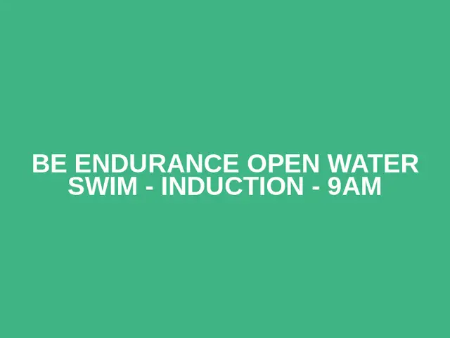 Be Endurance Open Water Swim - Induction - 9AM logo