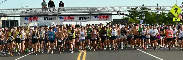 Belmar Five Mile Run logo