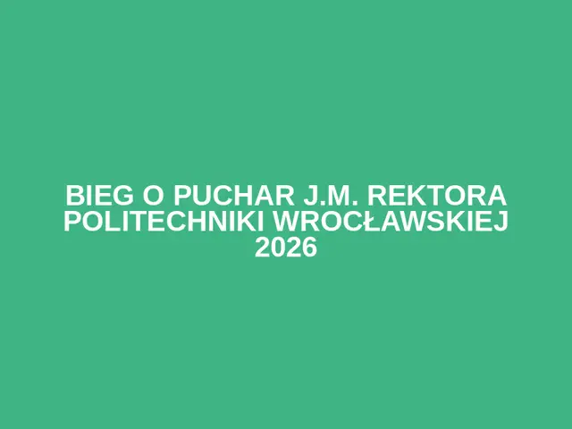Bieg o Puchar J.M. Rektora Politechniki Wrocławskiej 2026 logo