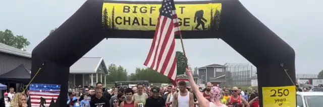 Bigfoot Challenge 5k/8k Presidents’ Day logo