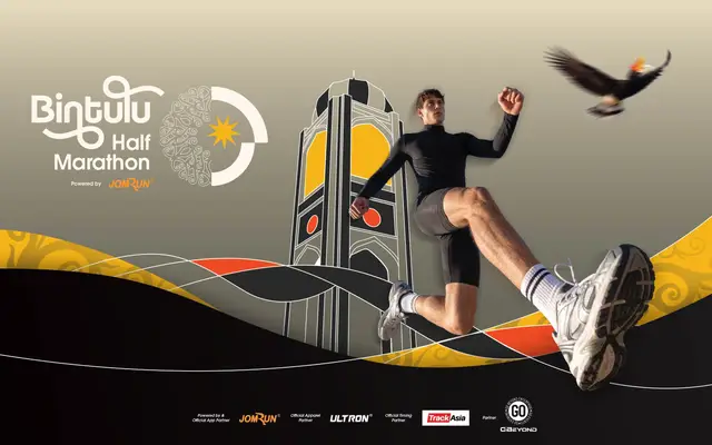 Bintulu Half Marathon 2027 Powered by JomRun® logo