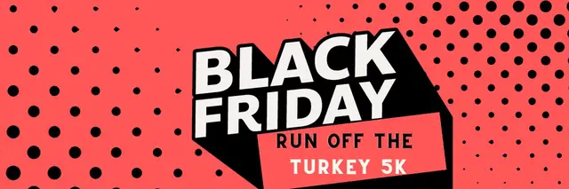 Black Friday Run Off the Turkey 5k race and 1 mile fun run logo
