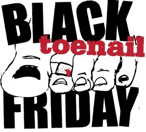 Black Toenail Friday Half Marathon and 7.5 Miler NC logo