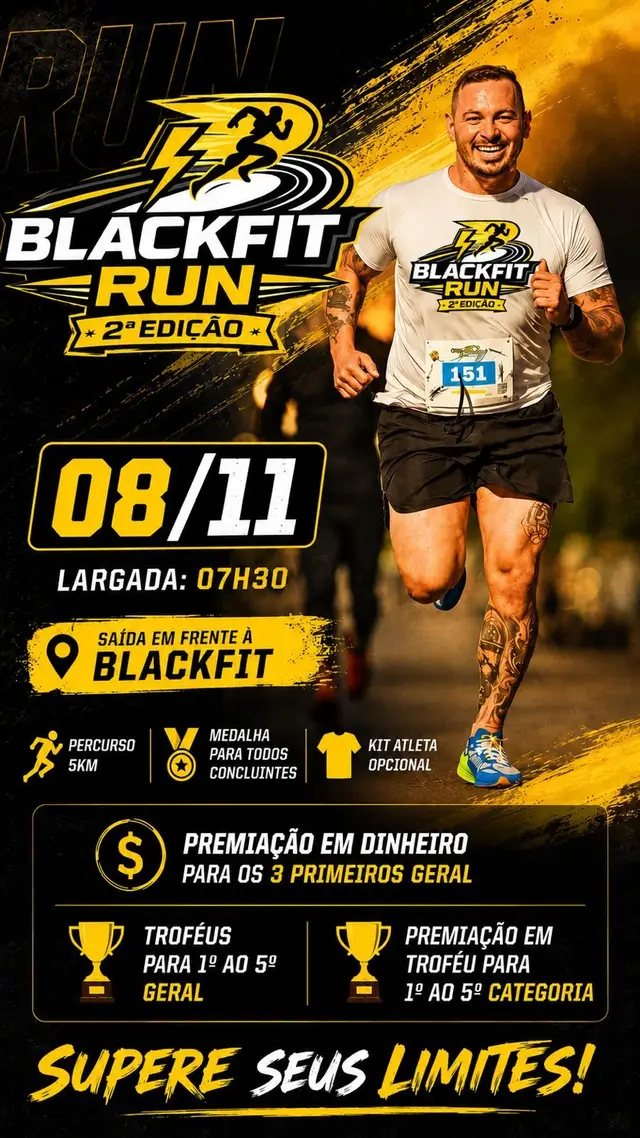 BLACKFIT RUN 2ª EDIÇÃO JAPURÁ PR logo