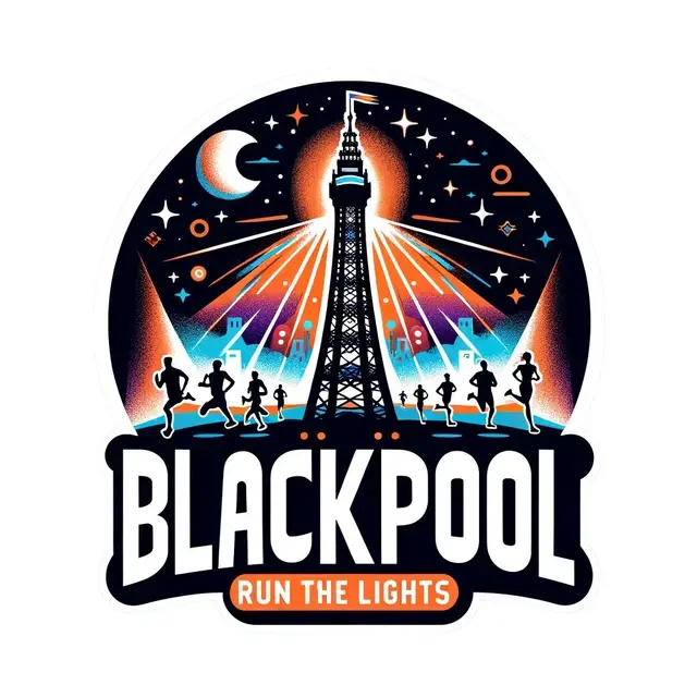 Blackpool "Run the Lights" Illuminations 10k & 5k logo