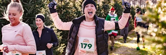 Blake's Holiday Hustle 5k logo