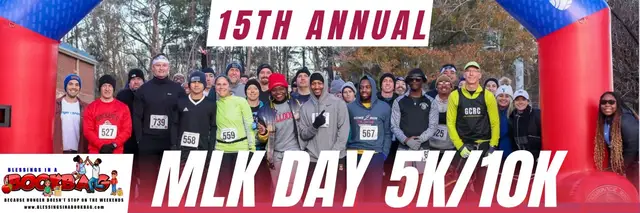 Blessings in a Bookbag Presents 15th Annual MLK 5k/10k logo