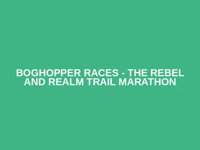 Boghopper Races - The Rebel and Realm Trail Marathon logo