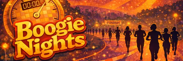 Boogie Nights 5K & 10K logo