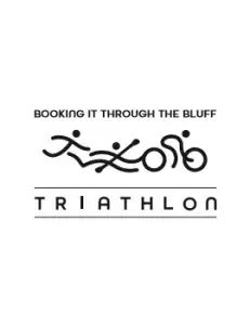 BOOKING IT Through the Bluff logo