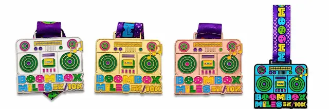 Boombox Miles 5k & 10k logo