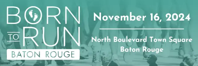 Born to Run - Baton Rouge logo