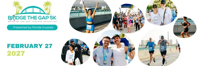 Bridge the Gap 5K 2027: Blue Heron Bridge Singer Island logo