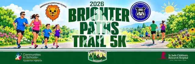 Brighter Paths Trail 5K logo