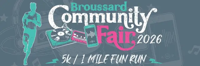 Broussard Community Fair 5K/1 Mile Run logo