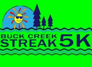 Buck Creek Streak 5K Trail Run (Clothing Optional) logo